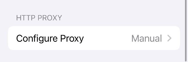 Configure Proxy