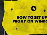 How to Set Up a Proxy on Windows