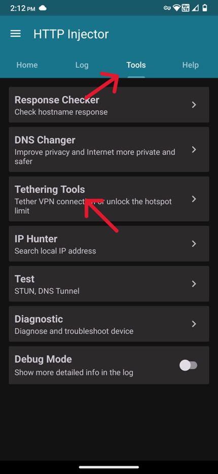 Tethering Tools